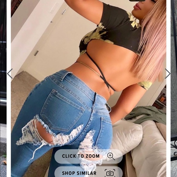All The Booty Ripped Skinny Jeans - Picture 5 of 8